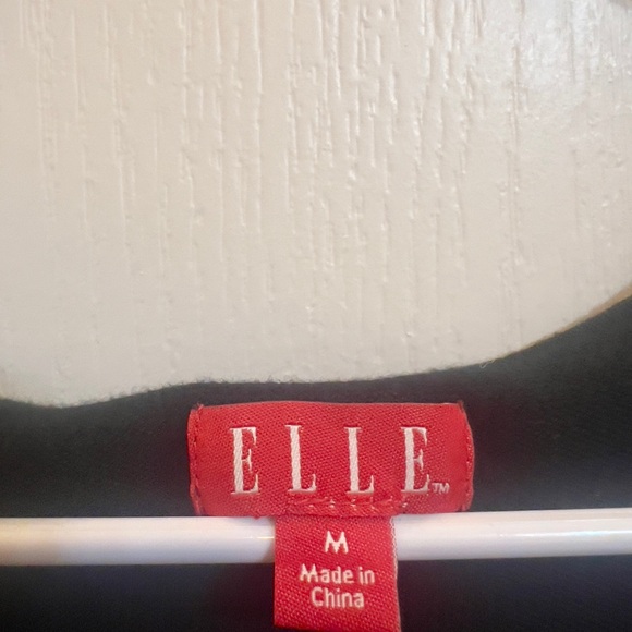 Elle black cardigan long sleeve w/ sequin shoulders. 3/4 sleeve.  Size M - Picture 3 of 4